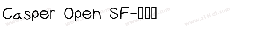 Casper Open SF字体转换